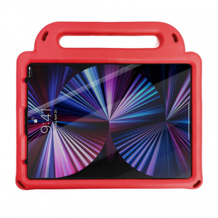 Husa pentru tableta moale de tip blindata Diamond pentru Samsung Galaxy Tab A7 Lite (T220 / T225) cu suport pentru stylus, rosie