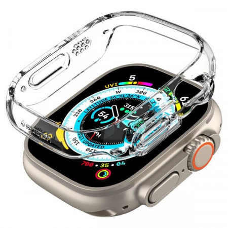 Husa protectie smartwatch Spigen THIN FIT Apple Watch ULTRA (49MM) CRYSTAL CLEAR - Img 4