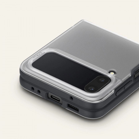 Husa Spigen Cyrill Color Brick pentru Samsung Galaxy Z Flip 4 - gri mat - Img 4