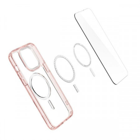Husa telefon Spigen CYRILL SHINE MAG MAGSAFE IPHONE 14 PRO GLITTER ROSE - Img 2