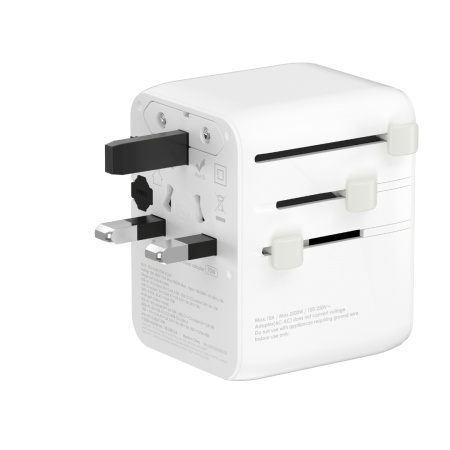 Incarcator Mophie Essential 35w GaN 5 Port + AC Travel Adapter, White - Img 2