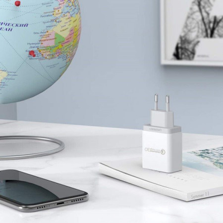 Incarcator priza Ugreen CD122 Quick Charge 3.0 USB white - Img 2