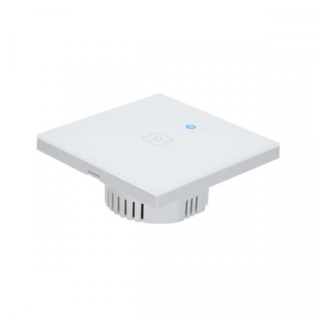 Intrerupator tactil de perete Wi-Fi eWeLink inteligent Woolley 1 cale cu senzor de miscare radar incorporat (alb) - Img 4