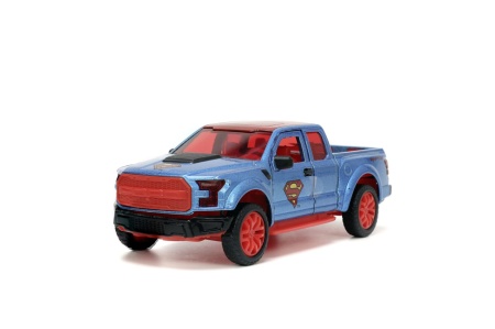 JADA DC SET FIGURINA METALICA SUPERMAN SI MASINUTA 2017 FORD F 150 RAPTOR SCARA 1:32 - Img 2