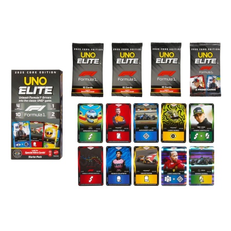 JOC DE CARTI UNO ELITE FORMULA 1 2025 CORE EDITION - Img 2