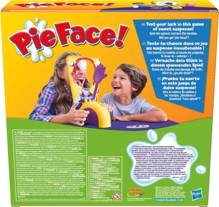 Joc de Societate Hasbro Gaming Pie Face, Joc Amuzant cu Frișcă pentru Familie și Copii 5+ Ani, Joc de Petrecere 2+ Jucători - Img 7