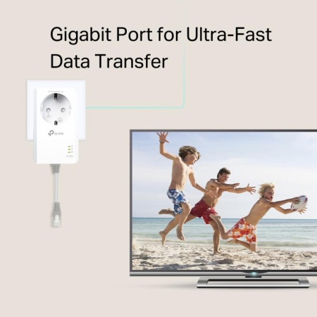 Kit Adaptor Powerline Tp-Link TL-PA7017P KIT, AV1000 Gigabit - Img 6