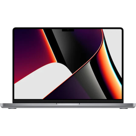 Laptop Apple MacBook Pro 14 (2021) cu procesor Apple M1 Pro, 10 nuclee CPU and 16 nuclee GPU, 16GB, 1TB SSD, Space Grey, Int KB