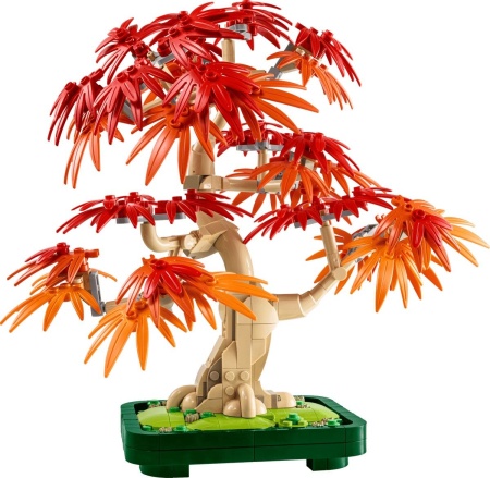 LEGO BOTANICALS BONSAI DE ARTAR JAPONEZ ROSU 10348 - Img 3