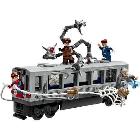 LEGO MARVEL LUPTA PE ACOPERISUL TRENULUI OMUL PAIANJEN SI DOC OCK 76321 - Img 2