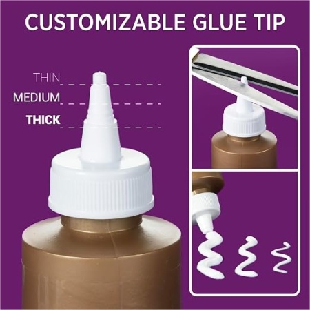 Lipici lichid universal Aleene's Tacky Glue Clear 15599, uscare transparenta, 236 ml, adeziv profesional hobby, craft, scrapbooking, lemn si materiale textile - Img 5