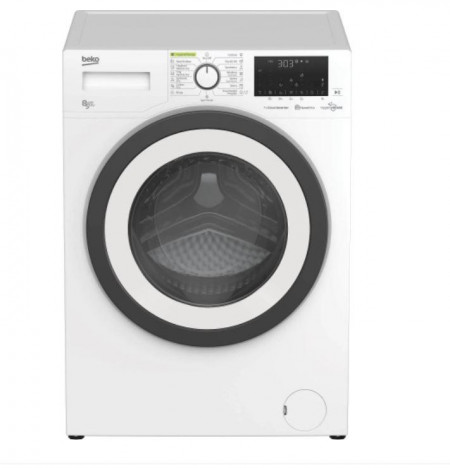 Masina de spalat rufe cu uscator Beko HTV8736XSHT, Spalare 8 kg, Uscare 5 kg, 1400 RPM, Clasa C, HygieneShield, HygieneTherapy, HomeWhiz, SteamCure, AddXtra, Motor ProSmart Inverter, Alb