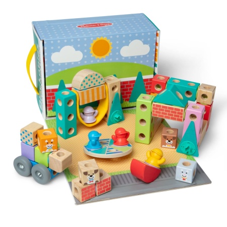MELISSA AND DOUG SET DE CONSTRUCTIE DIN LEMN ORASUL - Img 2
