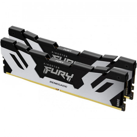 Memorie Kingston Fury Renegade Silver RGB 32GB(2x16GB) DDR5 PC5-48000 6000MHz CL32 KF560C32RSK2-32