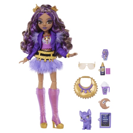 MONSTER HIGH PAPUSA CLAWDEEN WOLF CU ACCESORII - Img 3