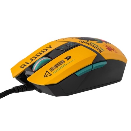 Mouse A4Tech, gaming, Bloody RGB Animation Backlit USB Renegade Sunset, "W63Max Renegade Sunset" - Img 7
