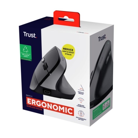 Mouse ergonomic fara fir Trust Bayo II n - Img 13