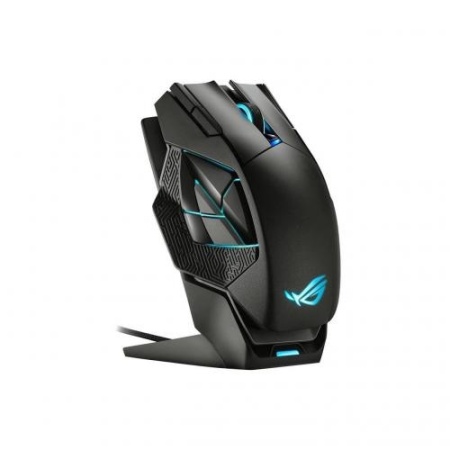 Mouse gaming wireless/wired ASUS ROG Spatha X, iluminare Aura Sync, senzor ROG 19.000 dpi - Img 4