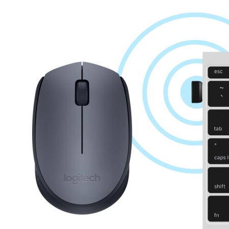 Mouse Logitech M170 WS 1000 DPI, gri - Img 10