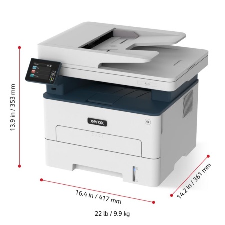 Multifunctional laser monocrom Xerox B235, Retea, Wireless, Duplex, ADF, A4 - Img 9