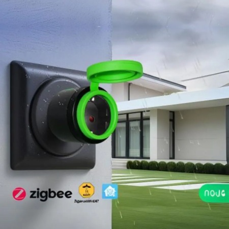 Nous A6Z Tuya Zigbee outdoor / bathroom (IP44) smart socket - Img 2