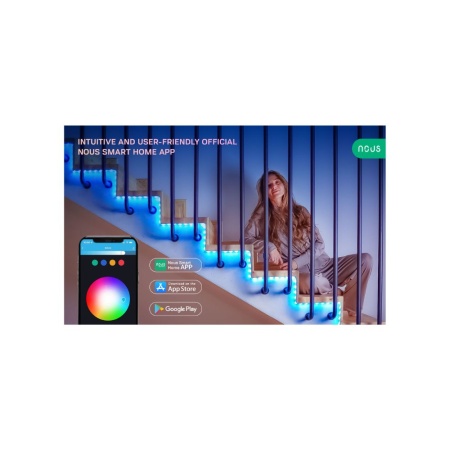 Nous F2 smart Tuya Wi-Fi RGB LED strip, 10 meters - Img 3
