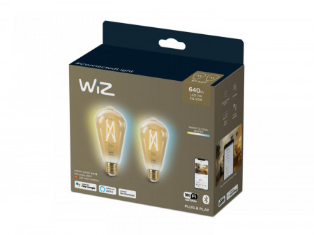 Pachet 2 becuri LED inteligente WiZ Conn