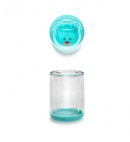 PAHAR COPII DESIGN INTERIOR URS, 145 ML, MELII, ALBASTRU - Img 2