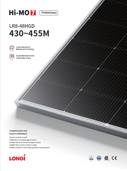 Panou S Hi-MO 7 LR8-48HGD 445M-bifacial - Img 2