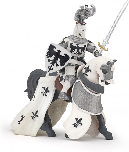 PAPO FIGURINA CAVALER CU PENE ALB - Img 3