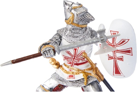 PAPO FIGURINA CAVALER TEUTON - Img 3