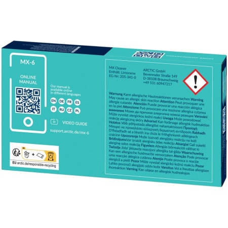 PASTA SILICONICA ARCTIC MX-6, 4g, cu MX Cleaner 6buc,"ACTCP00084A" - Img 2