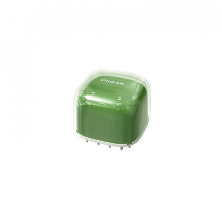 Perie din silicon pentru animale Cheerble (verde)