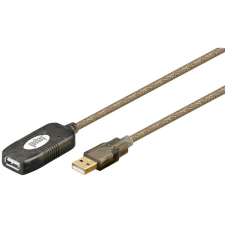 Prelungitor USB activ, 5m, Goobay