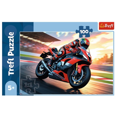 PUZZLE TREFL 100 MOTOCICLETA RAPIDA - Img 3