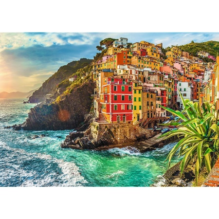 PUZZLE TREFL 1000 PREMIUM PLUS PHOTO ODYSSEY ORASUL RIOMAGGIORE - Img 2