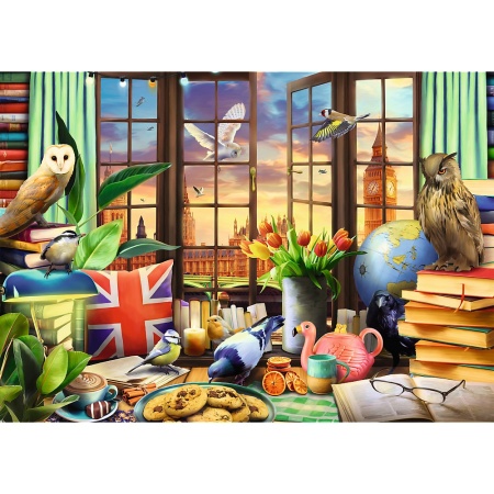PUZZLE TREFL 1000 PREMIUM PLUS TEA TIME TOATE LUCRURILE BRITANICE - Img 2