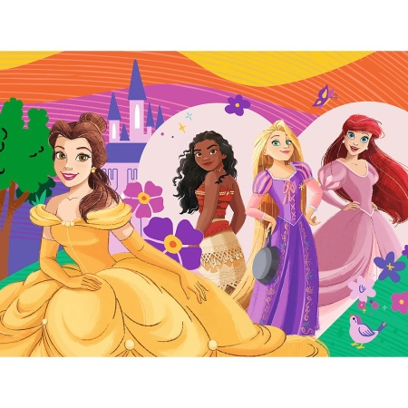 PUZZLE TREFL 30 PREMIUM PLUS KIDS DISNEY PRINCESS PRINTESE SI PRIETENIE PLUS POSTER - Img 2
