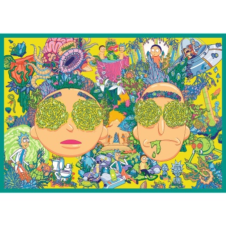 PUZZLE TREFL 4X250 LUMEA INTORTOCHEATA A LUI RICK SI MORTY - Img 2