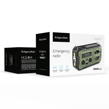 RADIO MULTIFUNCTIONAL SOLAR 10000MAH KRUGER&amp;MA - Img 12