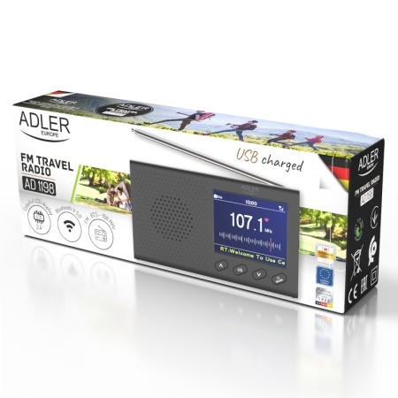 RADIO PORTABIL CU CEAS AD 1198 ADLER - Img 12