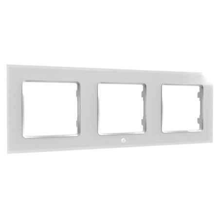 Rama intrerupator Shelly Wall Frame 3 - alb
