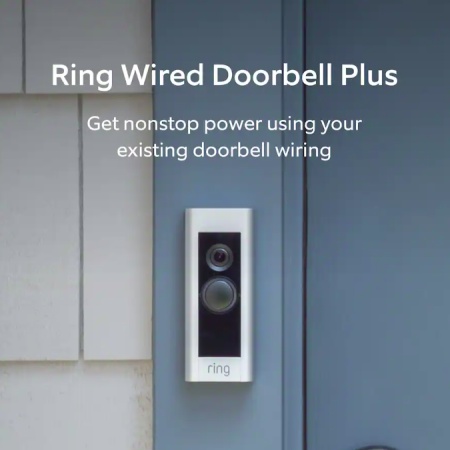 Ring Wired Doorbell Plus Satin Nickel - Img 2