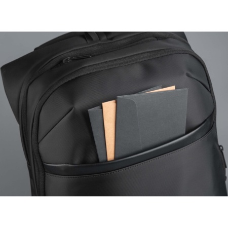 Rucsac laptop Serioux Smart Travel ST9588, rezistent la apa, port USB, 15.6″, Negru - Img 7