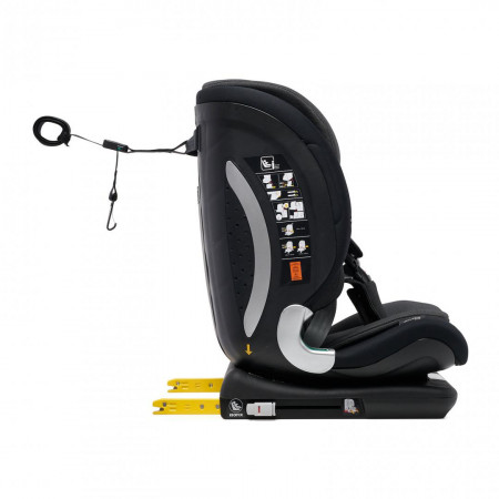 Scaun auto U-Grow,isofix,76-150 cm,negru - Img 7