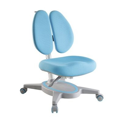 Scaun de studiu ergonomic pentru copii reglabil in inaltime si adancime Ergok FRIDA, Albastru