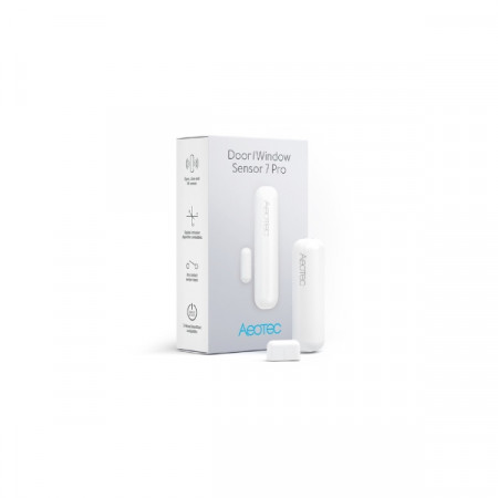 Senzor de fereastra de usa Aeotec 7 Pro, cu protocol Z-Wave (ZWA012)