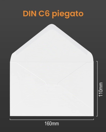Set 100 Plicuri Elegante Noa Home Deco Format DIN C6, 11.4 x 16.2 cm, Hârtie Premium 130 g/m², Clapetă Ascuțită cu Lipire Umectabilă, Alb Pur - Img 5