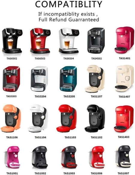 Set 2 Capsule Reîncărcabile Reutilizabile Compatibile Bosch Tassimo RECAFIMIL, Filtru Cafea Reutilizabil 60 ml și 180 ml, Fără BPA - Img 4