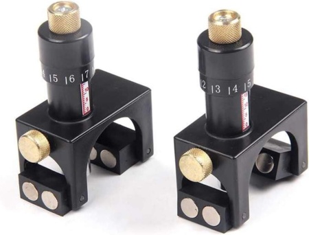Set 2 Dispozitive Magnetice de Reglare / Calibrare pentru Rindea și Mașină de Îndreptat Lemn, Instrument de Precizie pentru Tâmplărie - Img 8